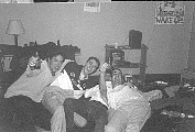 Laurent, Vince, Rmi et David dans ma chambre